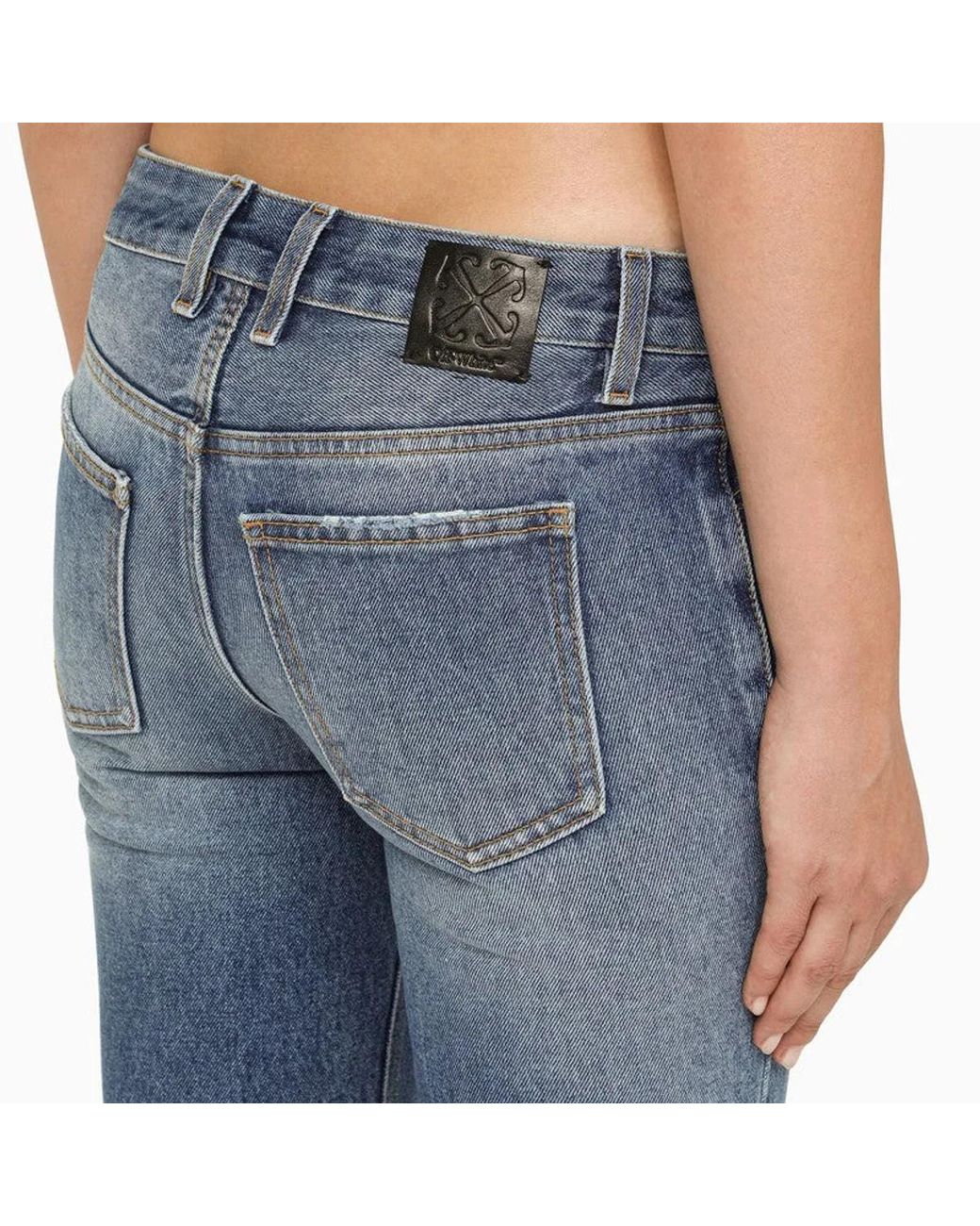 Off-White c/o Virgil Abloh Blue Slim Fit Denim Jeans