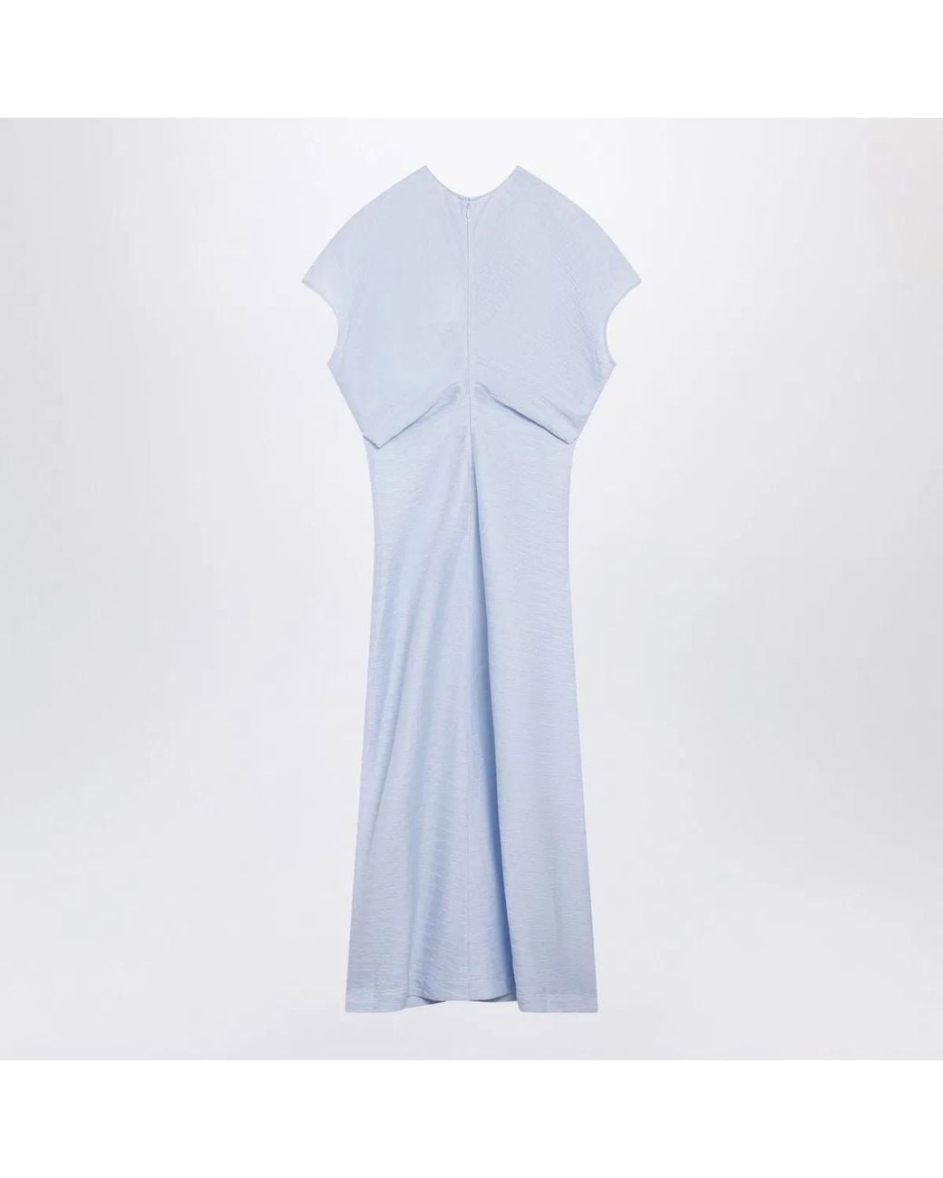 Totême Blue Sky Fluid Satin Dress