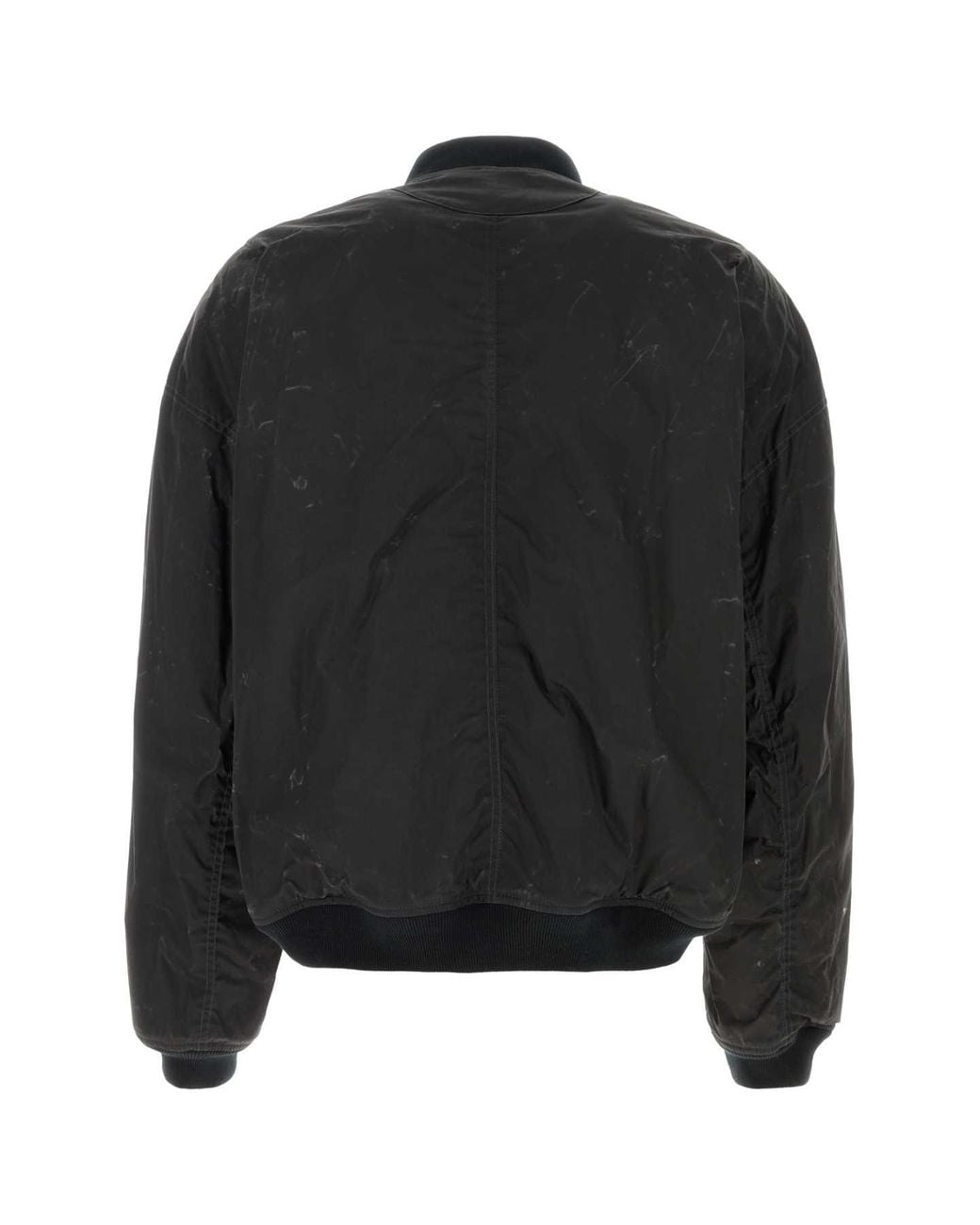 DSquared² Black Waxed Ball Bomber for men