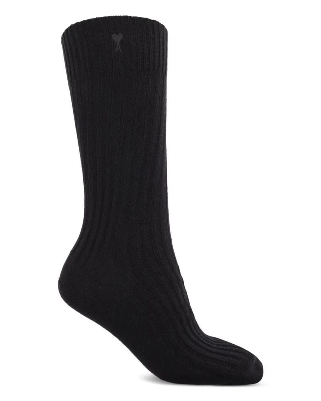 AMI Black Three Pack De Coeur Socks for men