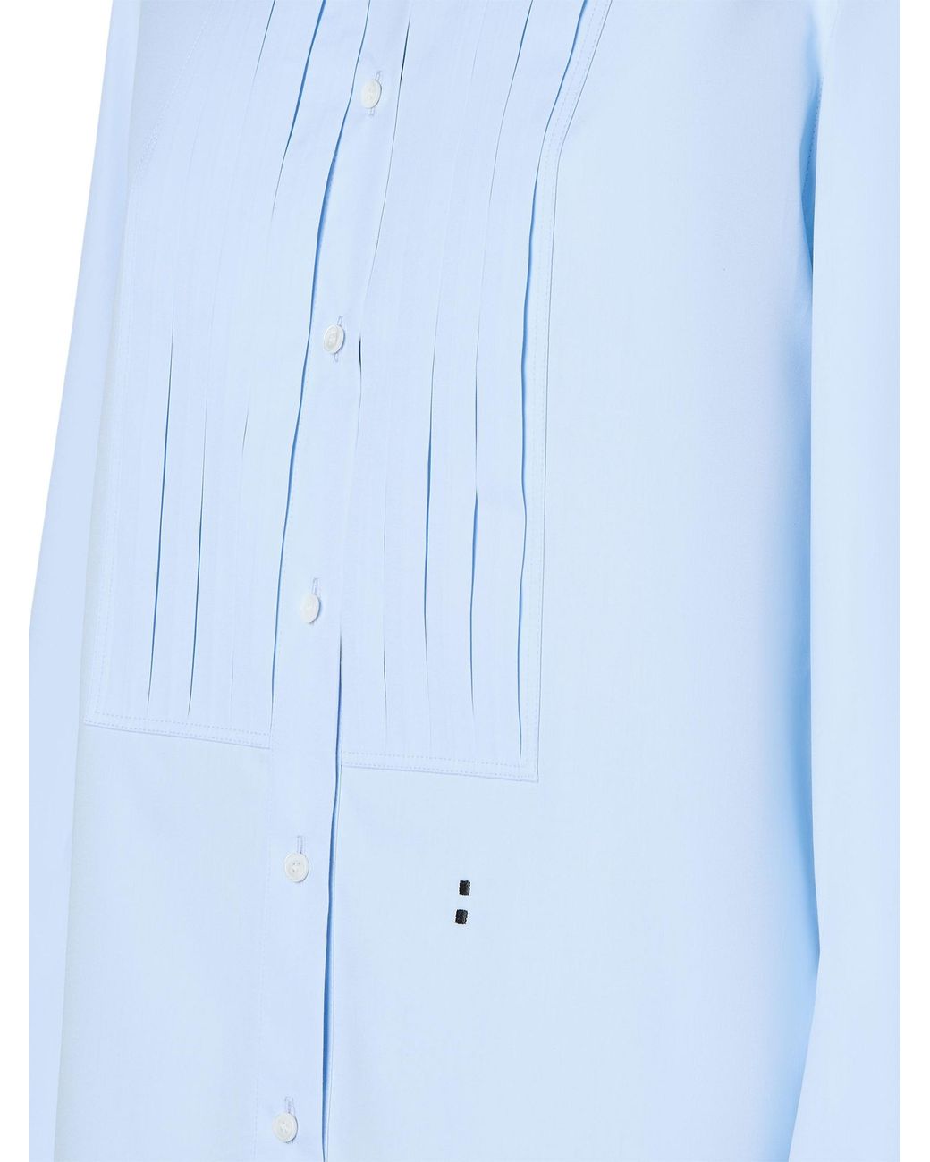 Fendi Blue Poplin Shirt