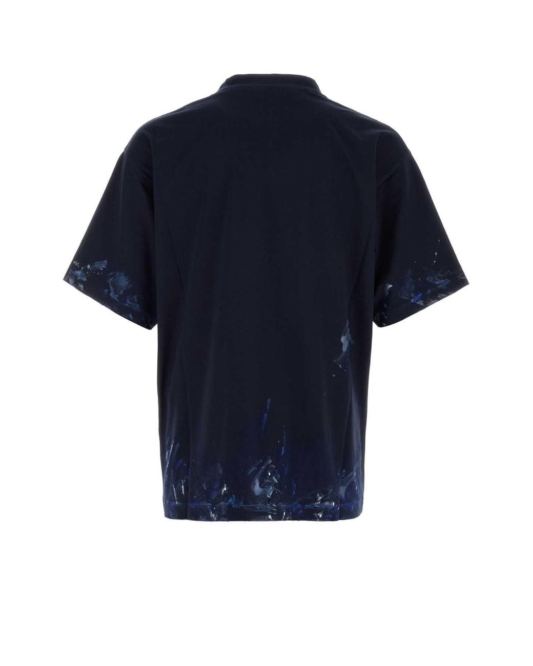 Balenciaga Blue Crew Neck T-Shirt for men