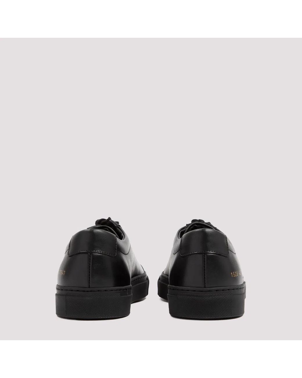 Common Projects Black Original Achilles Low Sneakers for men