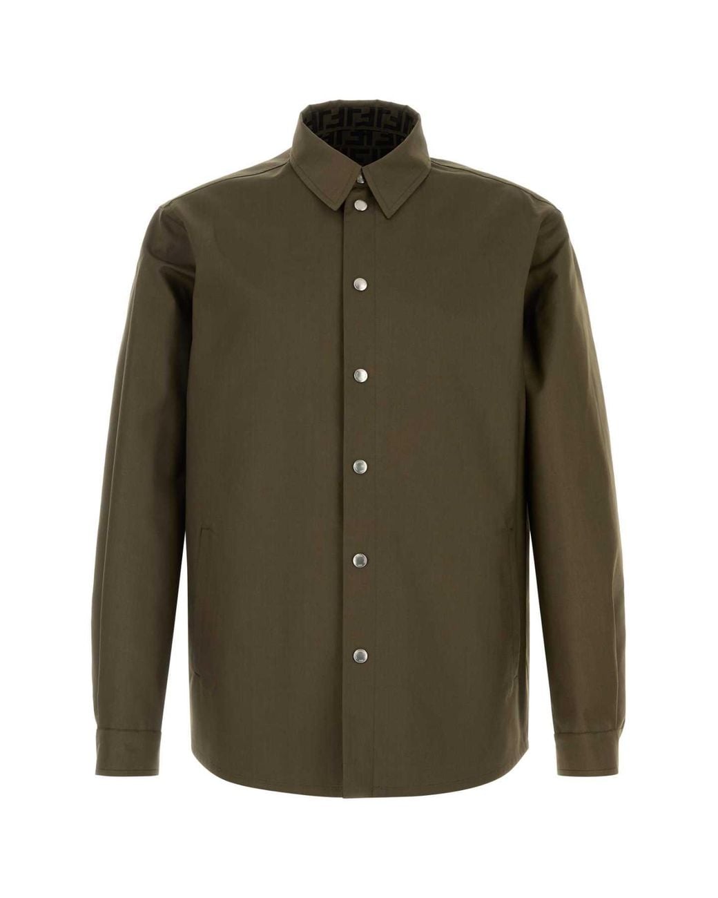 Fendi Green Blouson Mac Logo for men