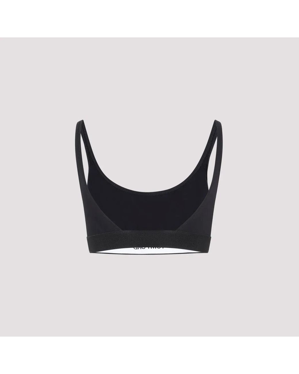 Tom Ford Black Logo Bralette Bra