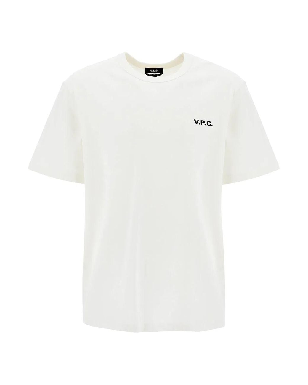 A.P.C. White Boxy Petit Vpc Cotton Crew-Neck T-Shirt for men