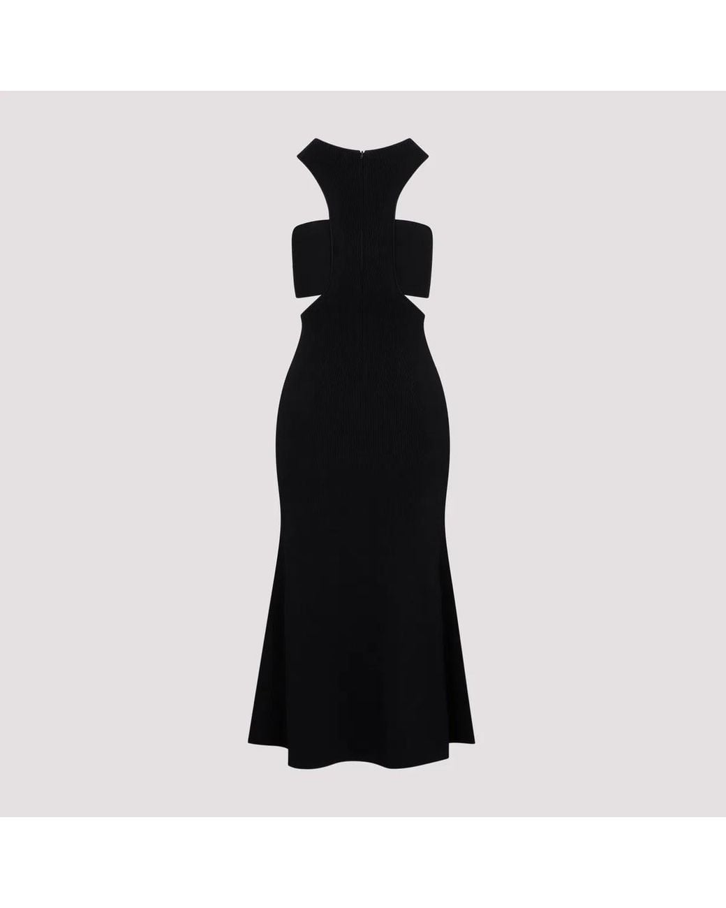 McQueen Black Viscose Blend Dress