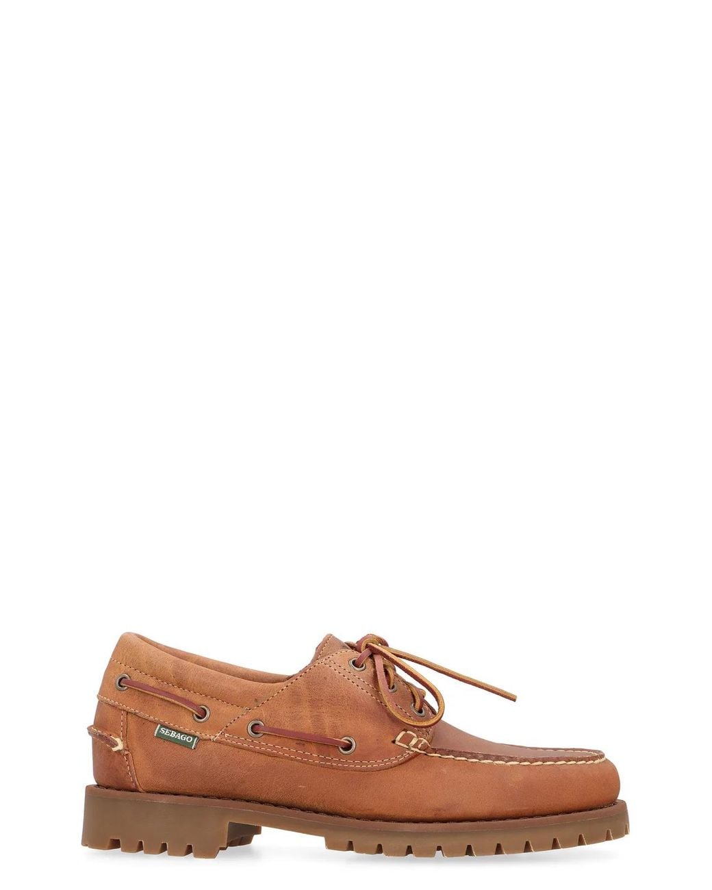 Sebago Brown Acadia Suede Lace-Up Shoes