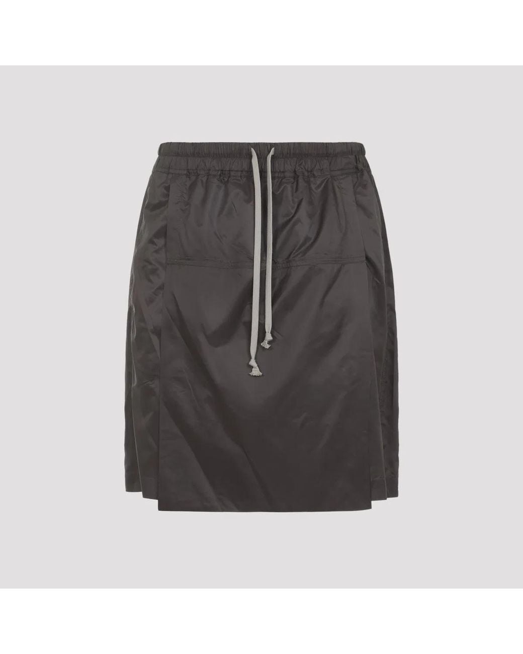 Moncler Gray Polyamide Woven Kiltshorts