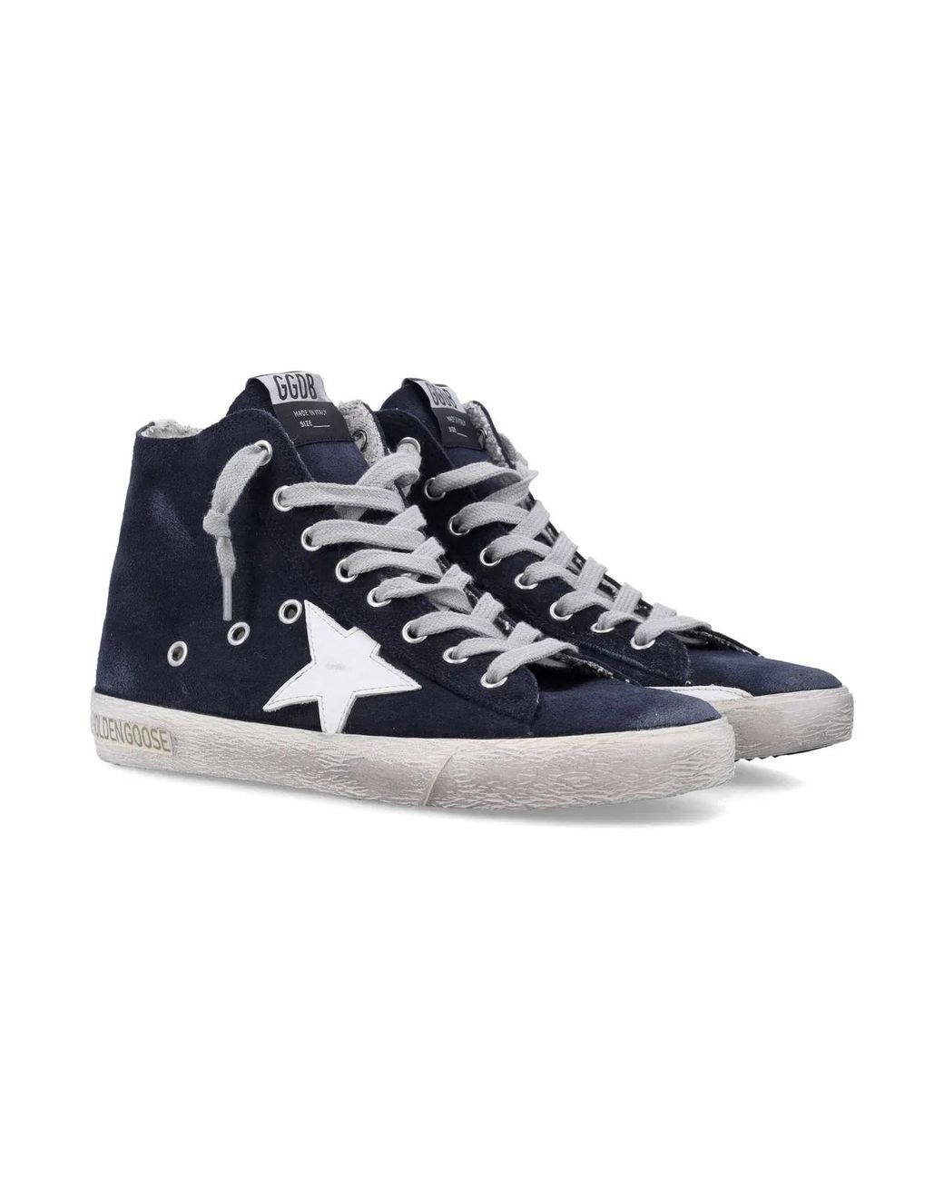 Golden Goose Deluxe Brand Black Francy Suede Sneakers