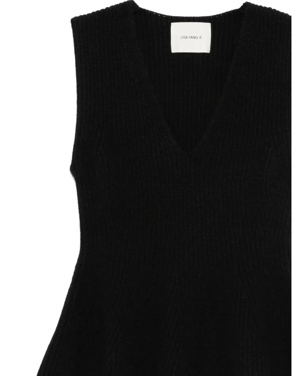 Lisa Yang Black Milia Vest