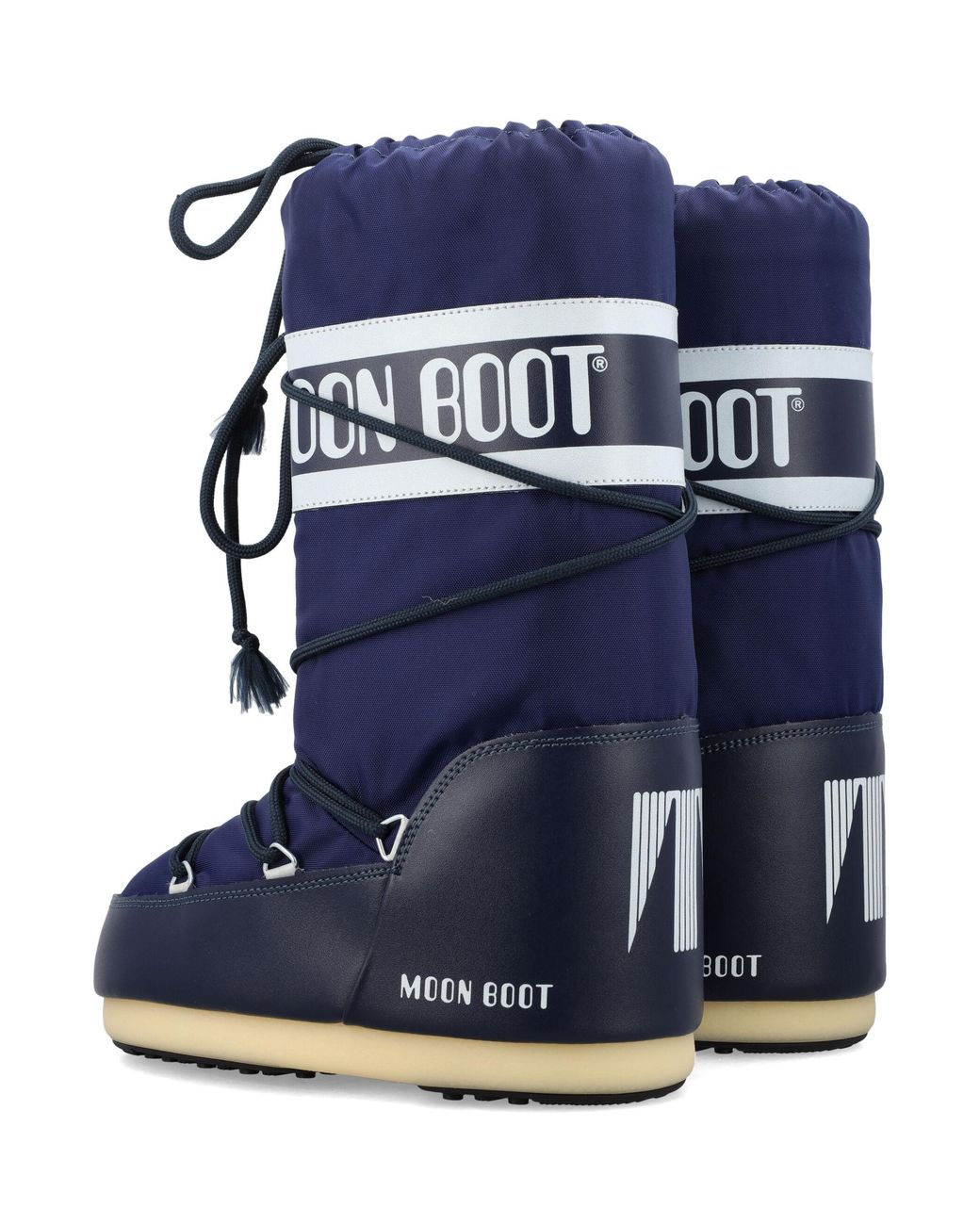 Moon Boot Blue Icon High Nylon Upper