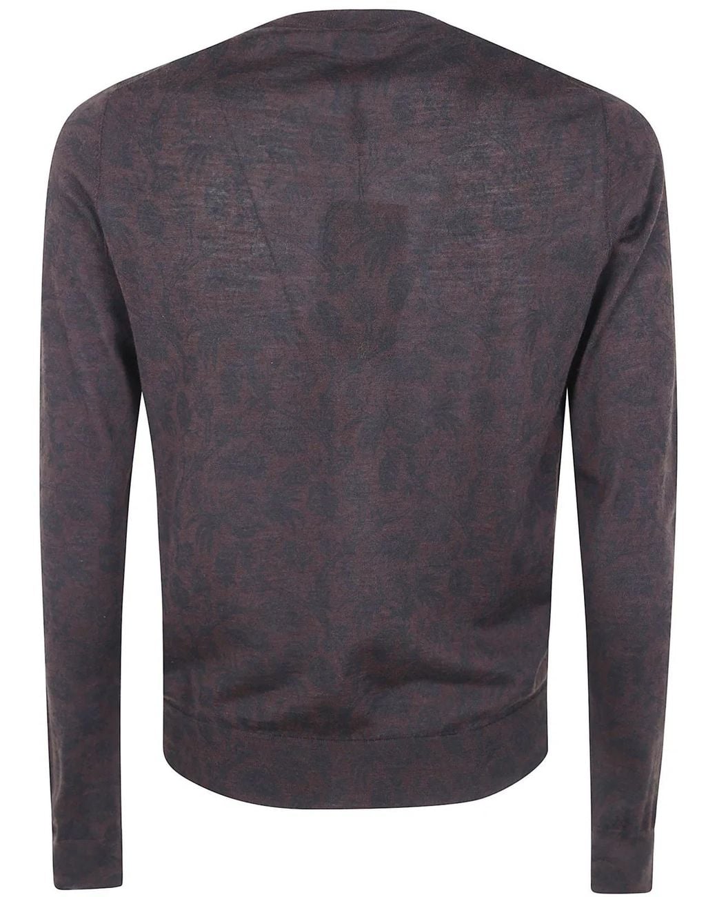 Etro Gray Round Neck Sweater for men
