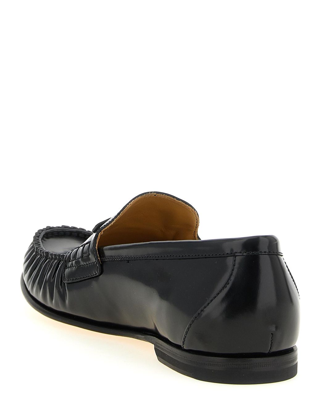 Fendi Black Scrunch' Loafers for men