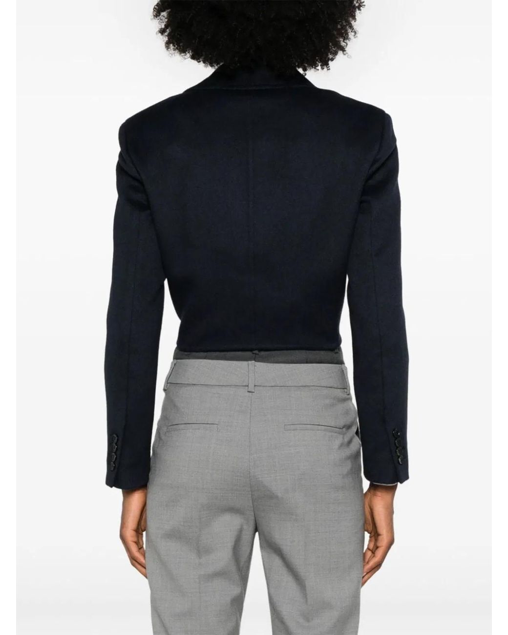 Max Mara Blue Wool Jacket