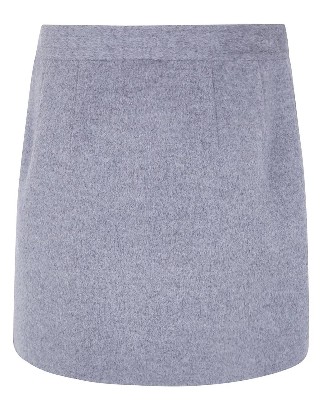 Semicouture Blue "June" Double Layers Miniskirt