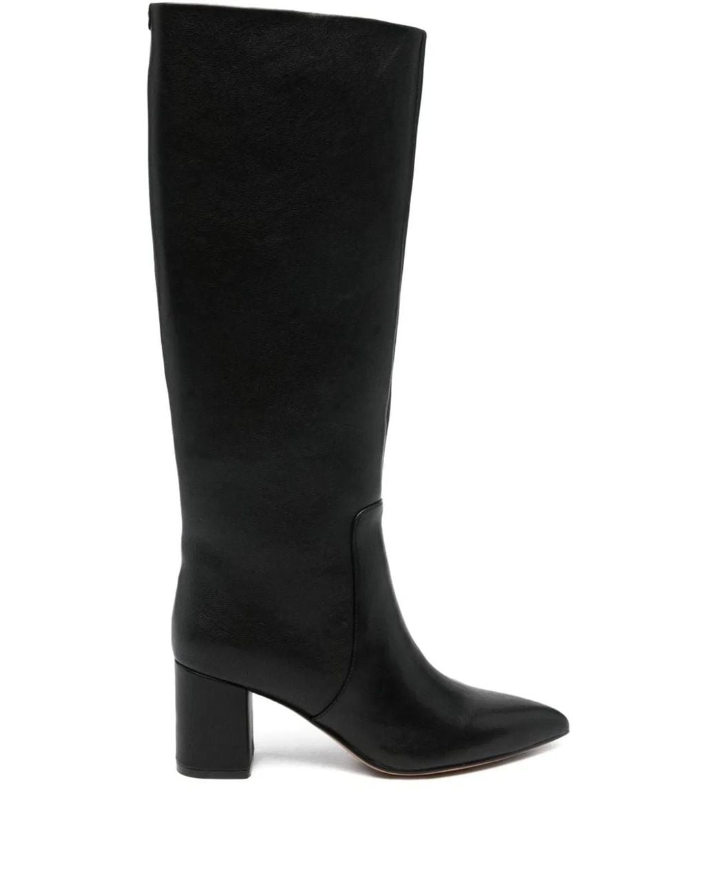 Twinset Black Leather Fashion Boots