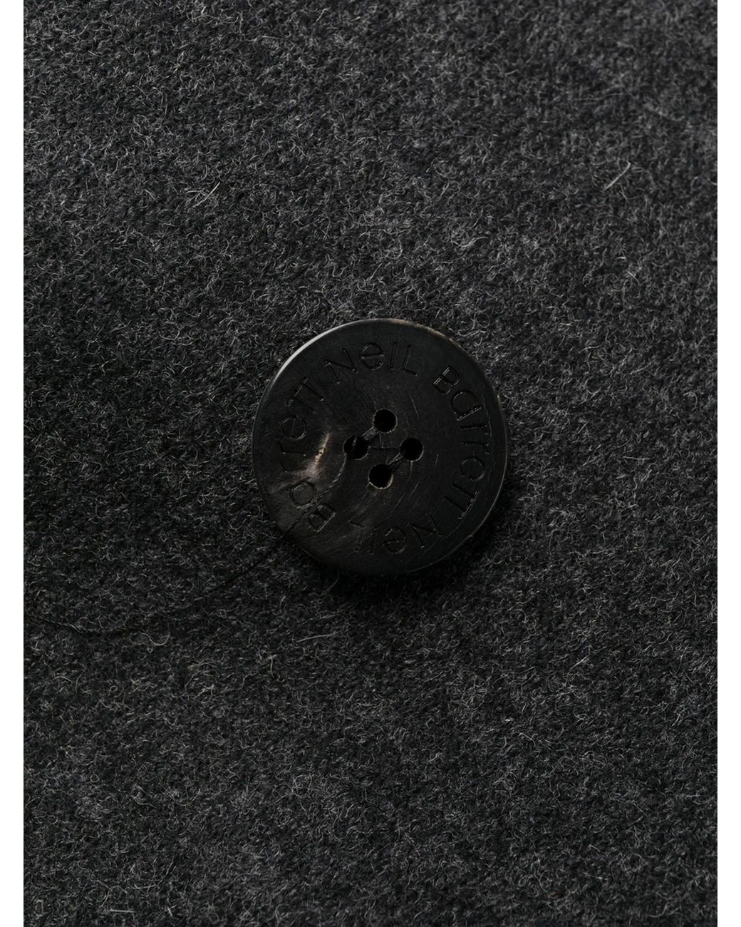 Neil Barrett Black Charcoal Wool Cupro for men
