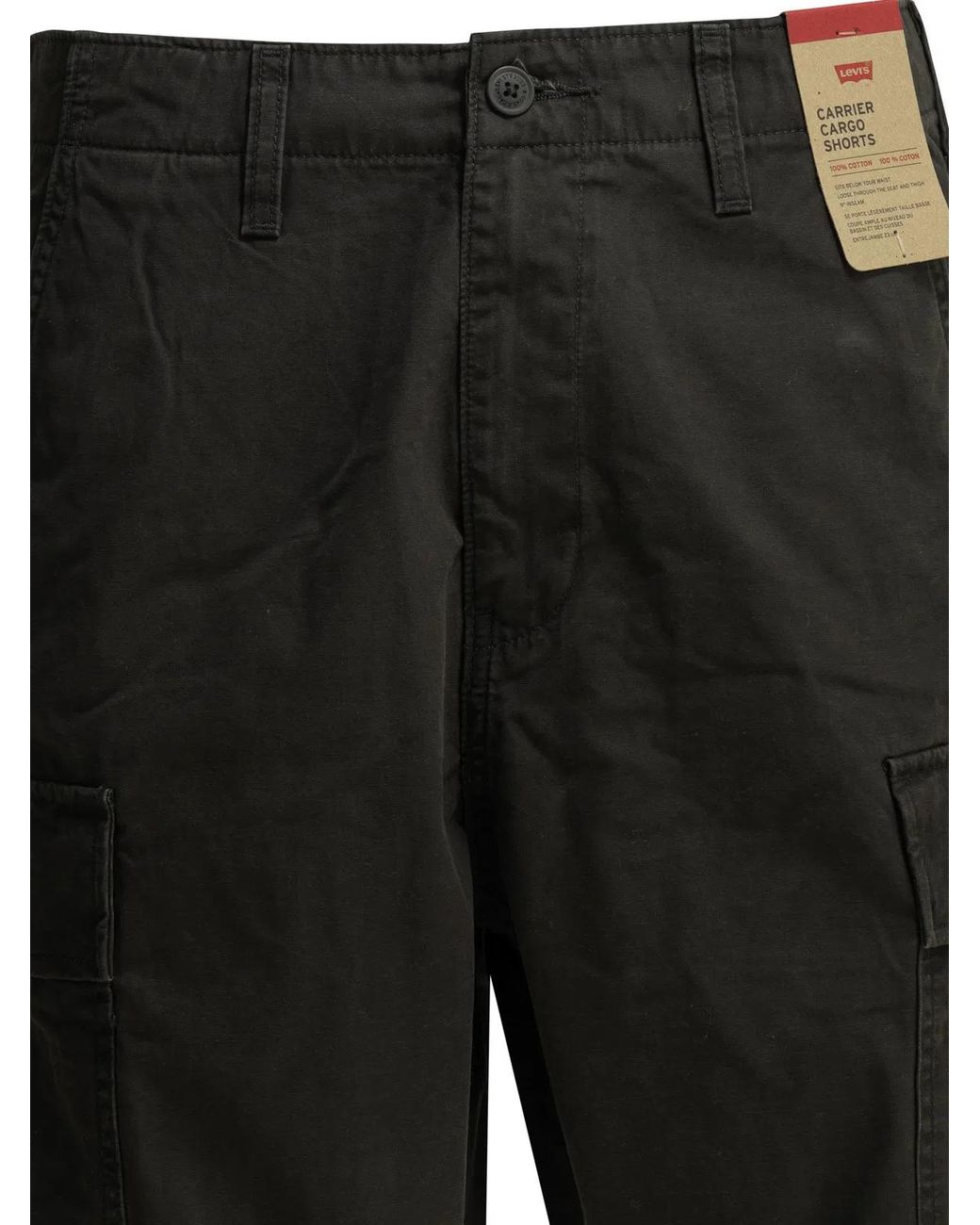 Levi's Black "Carrier" Short Cargo for men