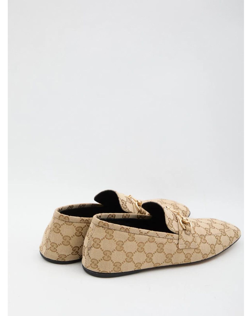 Gucci Natural Loafers With Horsebit