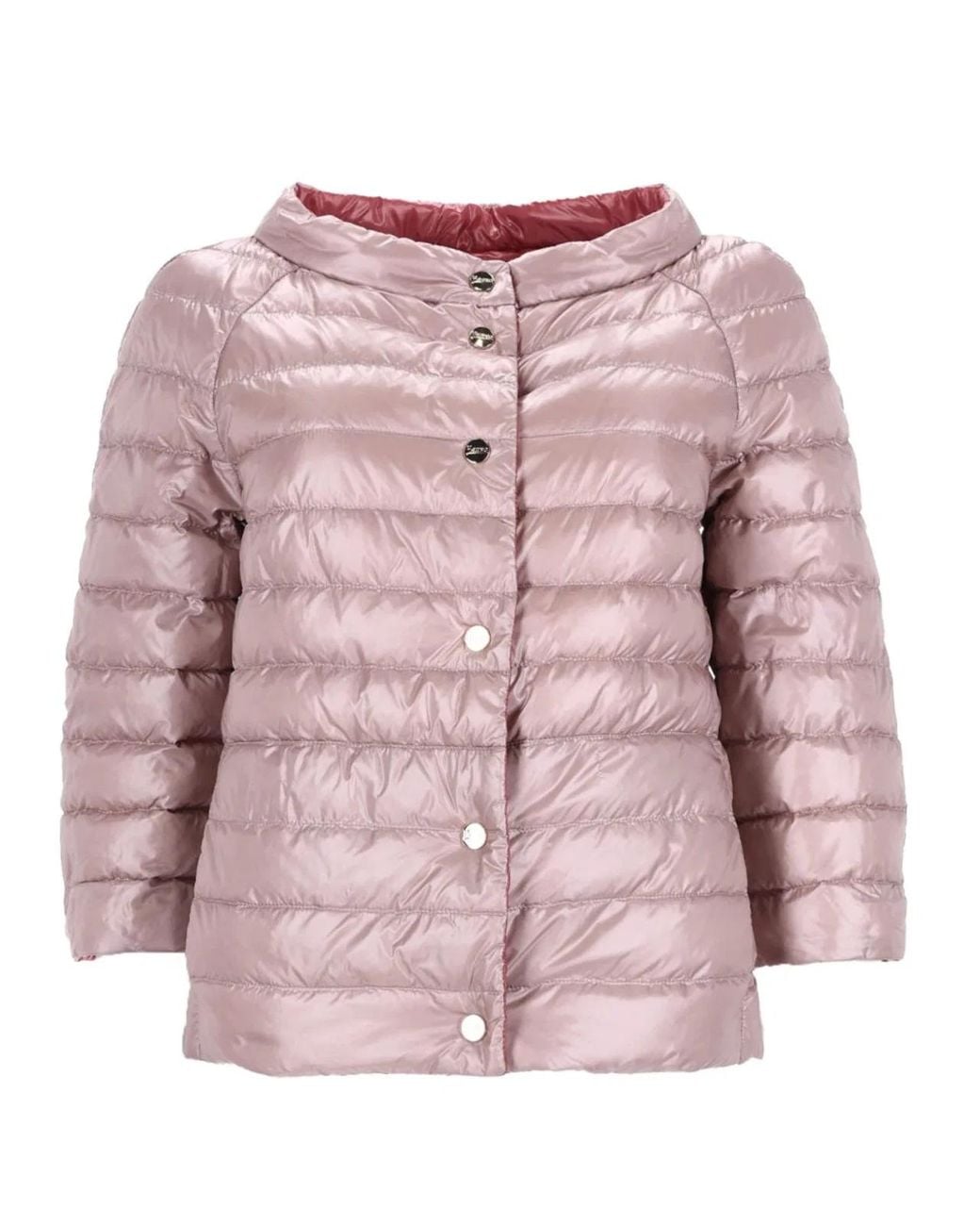 Herno Red Reversible Padded Coat