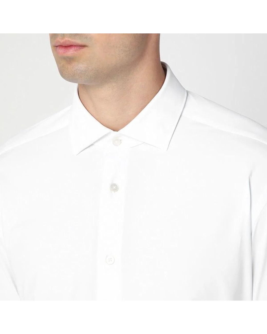 Xacus White Active Tailor Fit Shirt for men