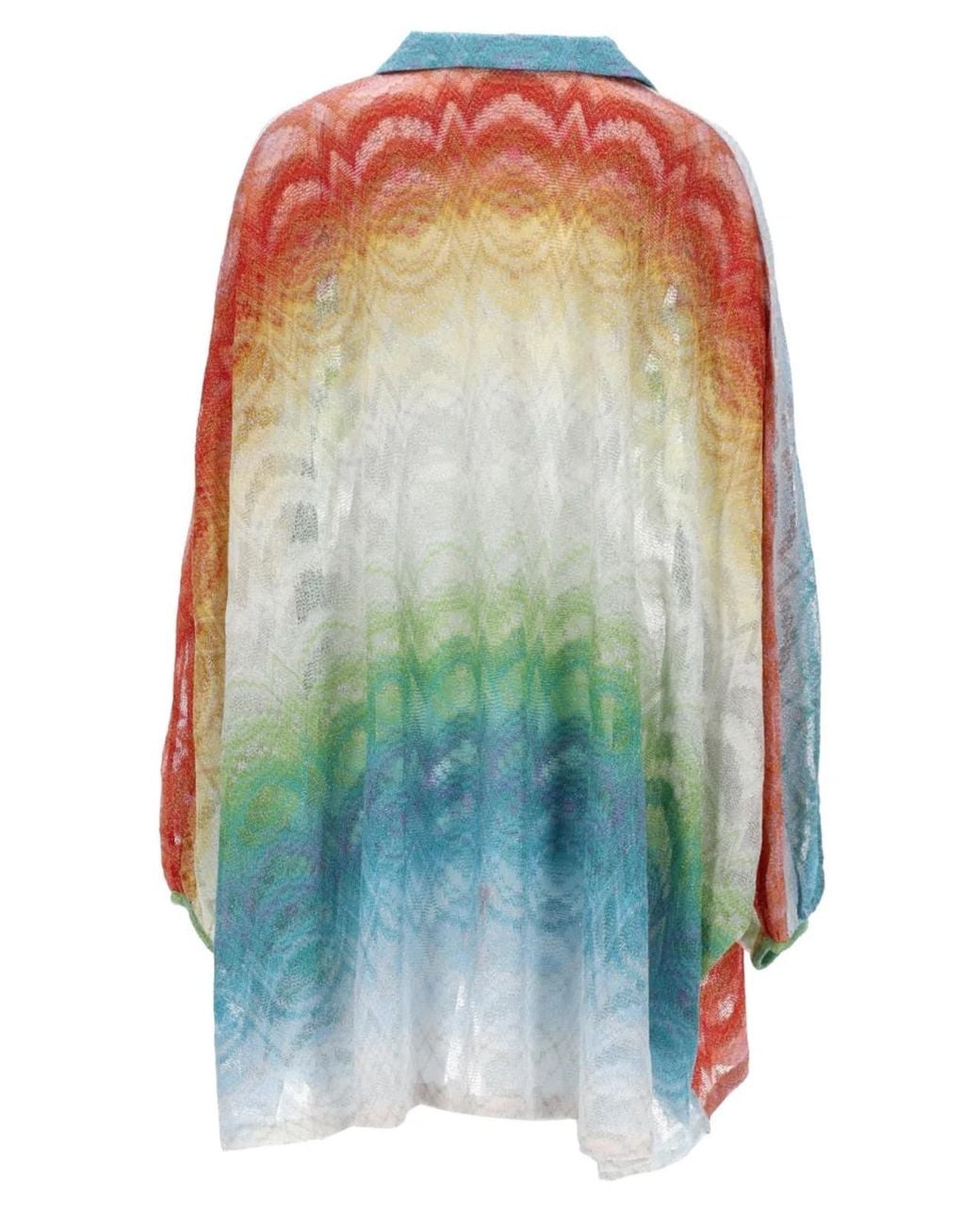 Missoni Blue Caftano Copricostume