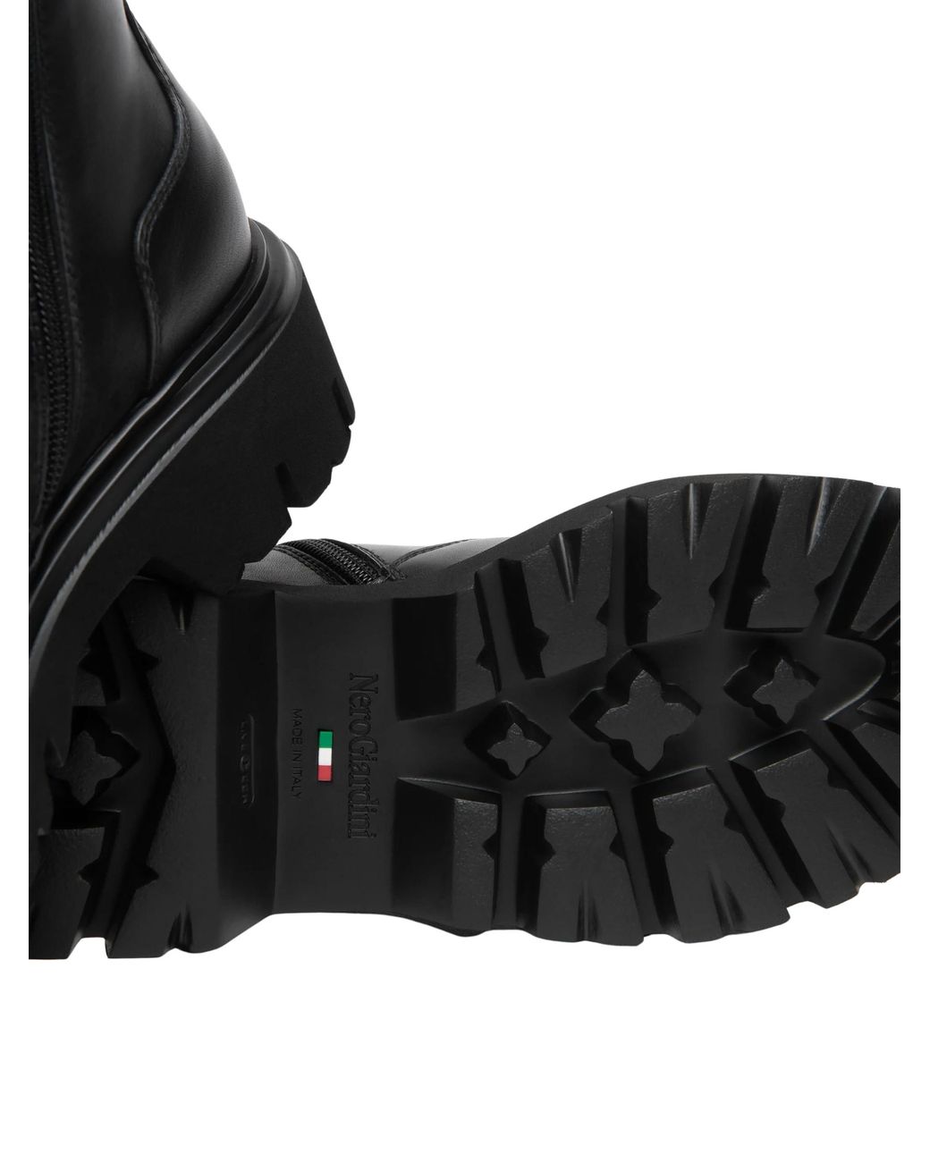 Nero Giardini Black Leather Chelsea Boots