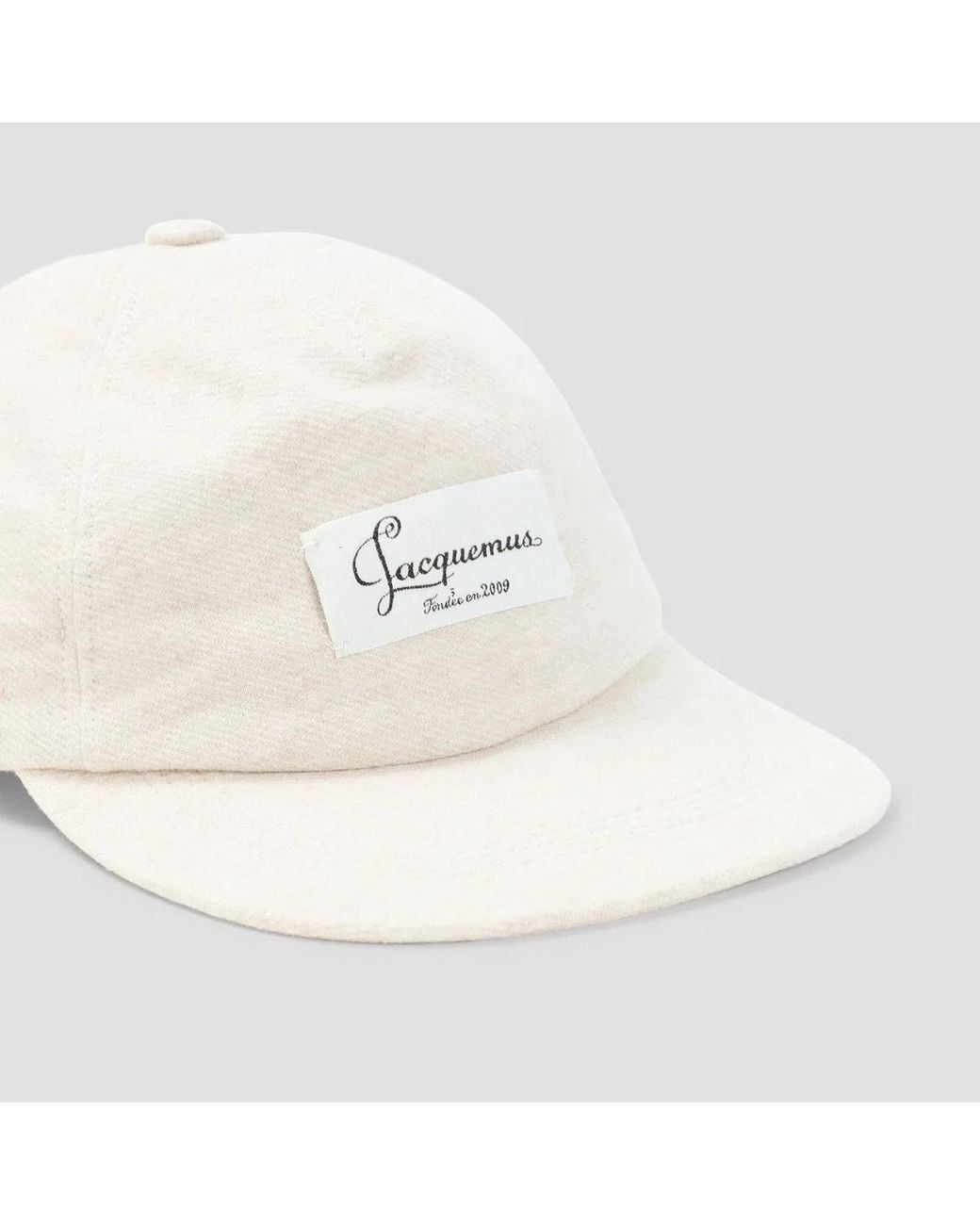 Jacquemus White Le Casquette Montaigne Hat