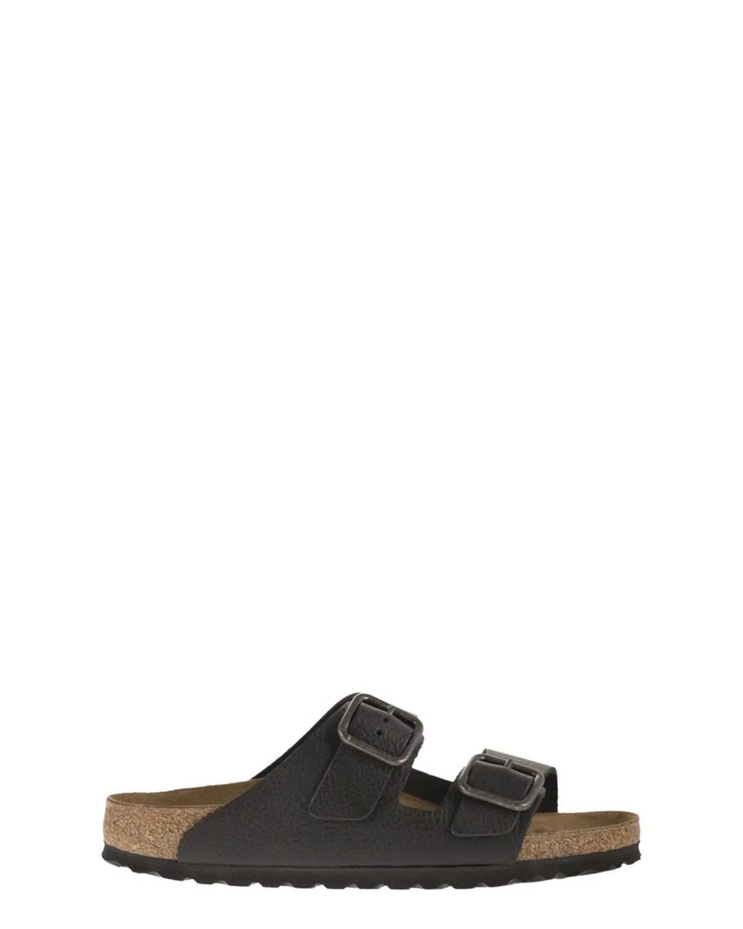 Birkenstock Black Arizona Wb Vintage – Natural Leather Sandal for men