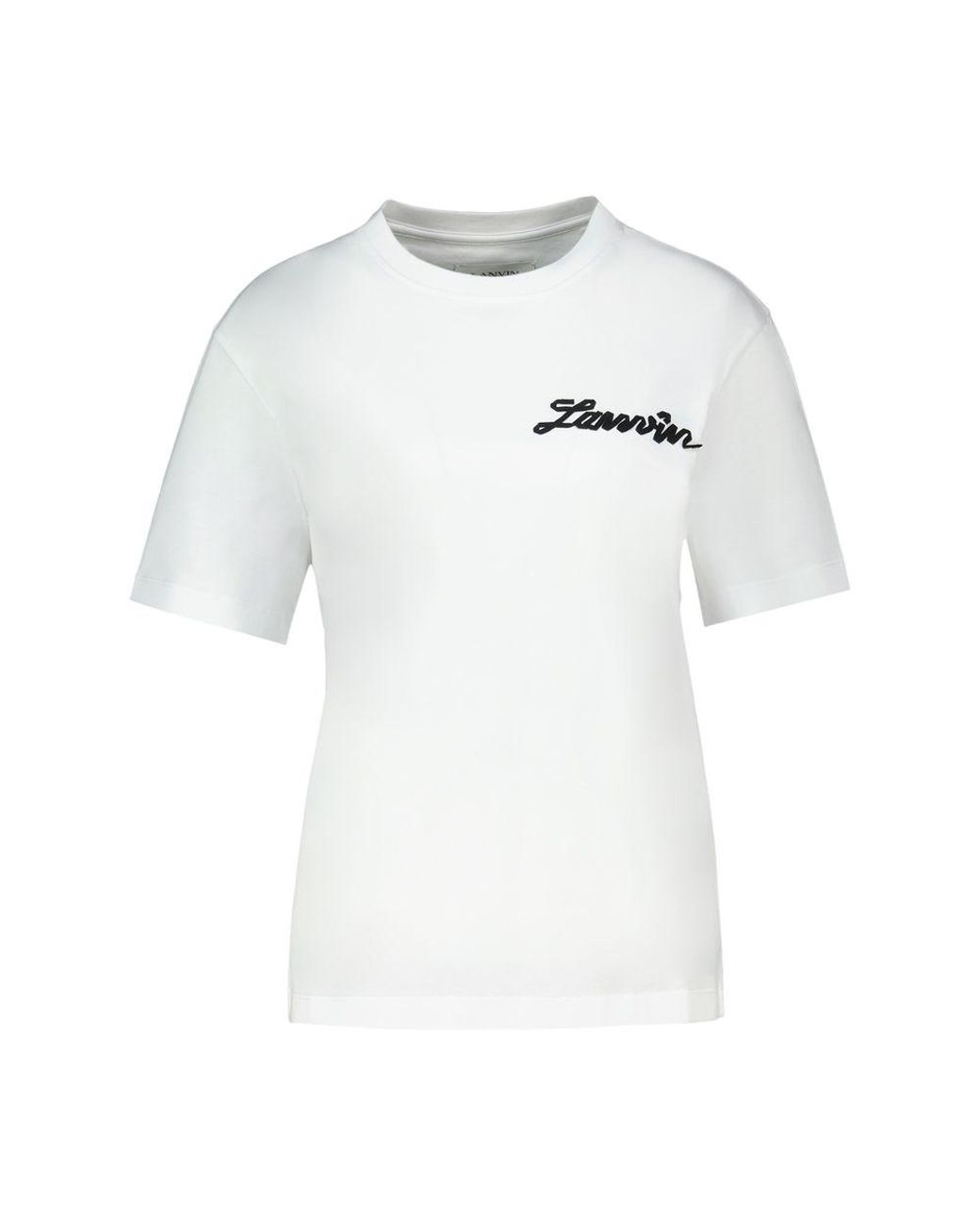 Lanvin White Small Logo T-Shirt
