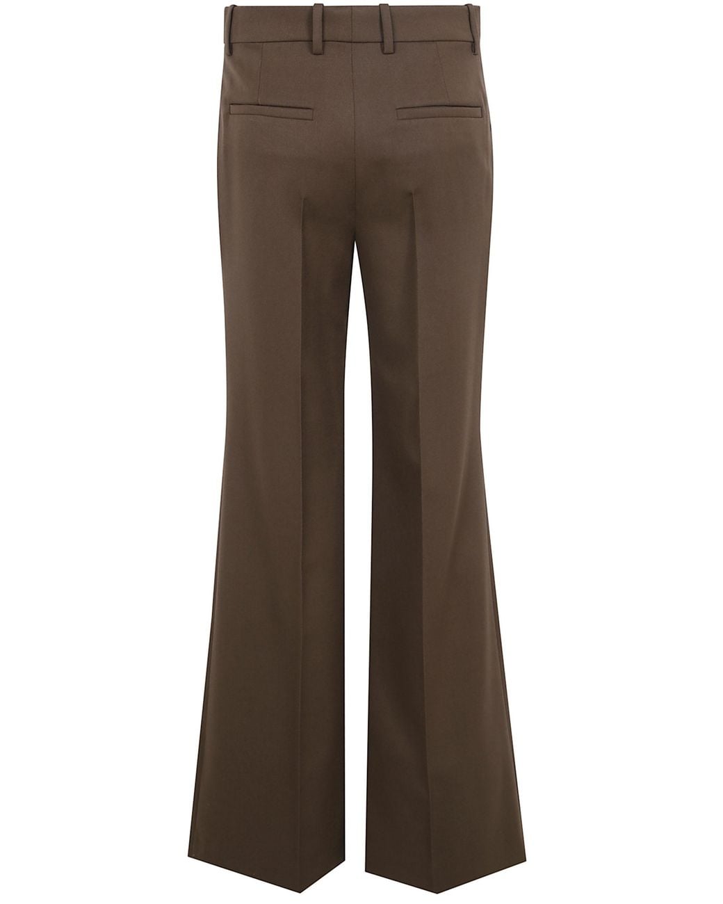 Chloé Brown Flare Trousers