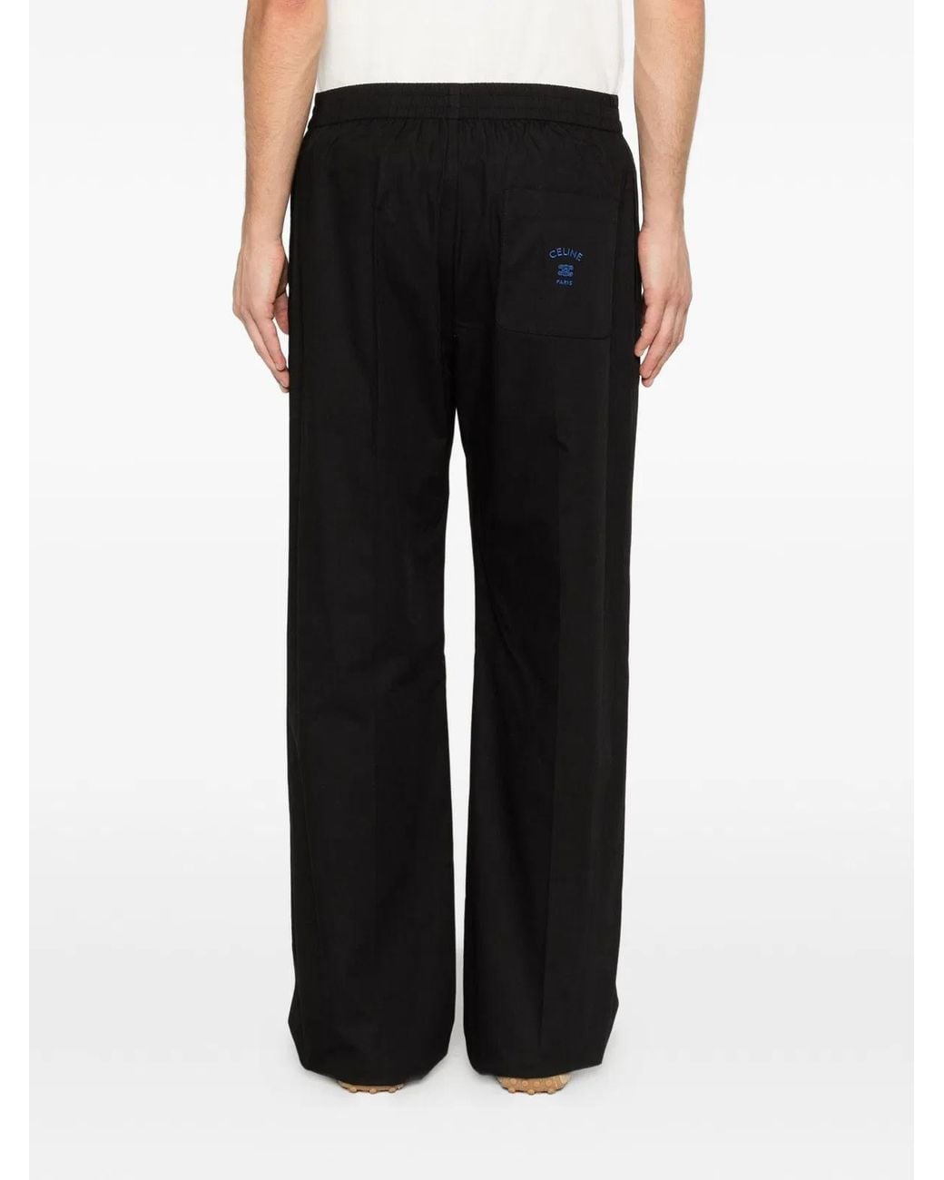 Céline Black Elasticated Trousers