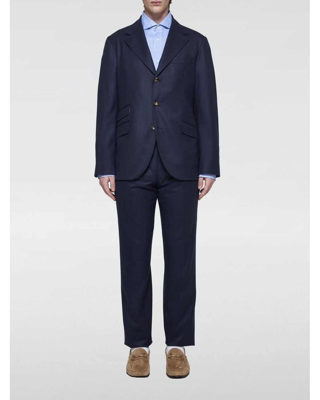 Brunello Cucinelli Blue Abito for men