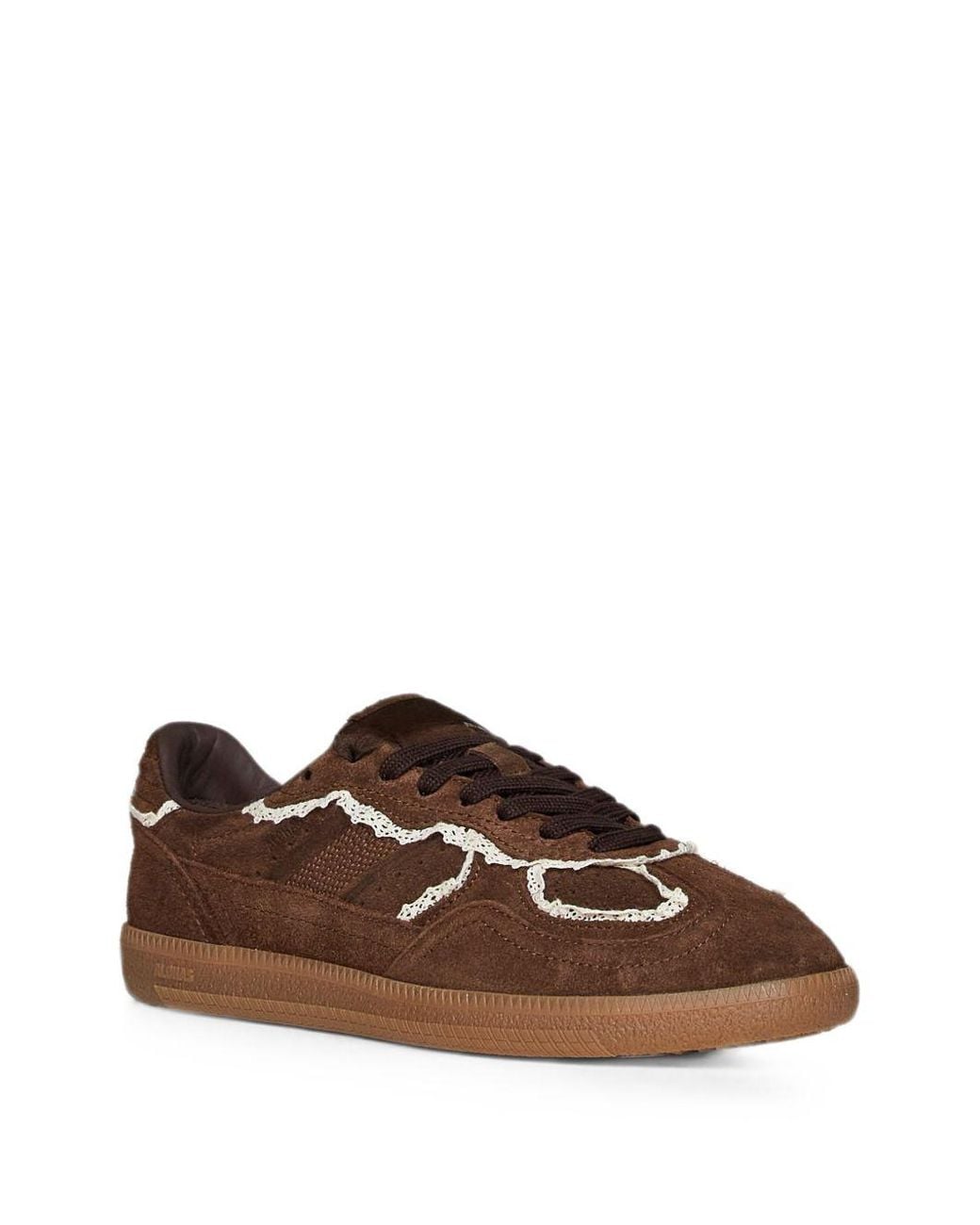 Alohas Brown Tb.490 Crochet Leather Sneakers