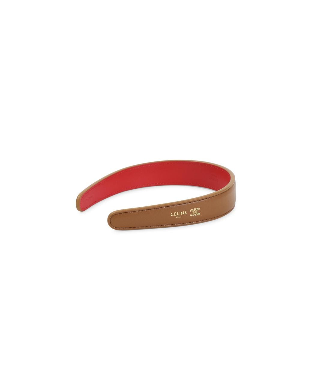 Céline Red Tan Bicolor Headband
