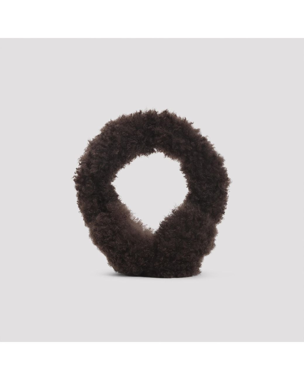 Yves Salomon Black Lamb Earmuffs