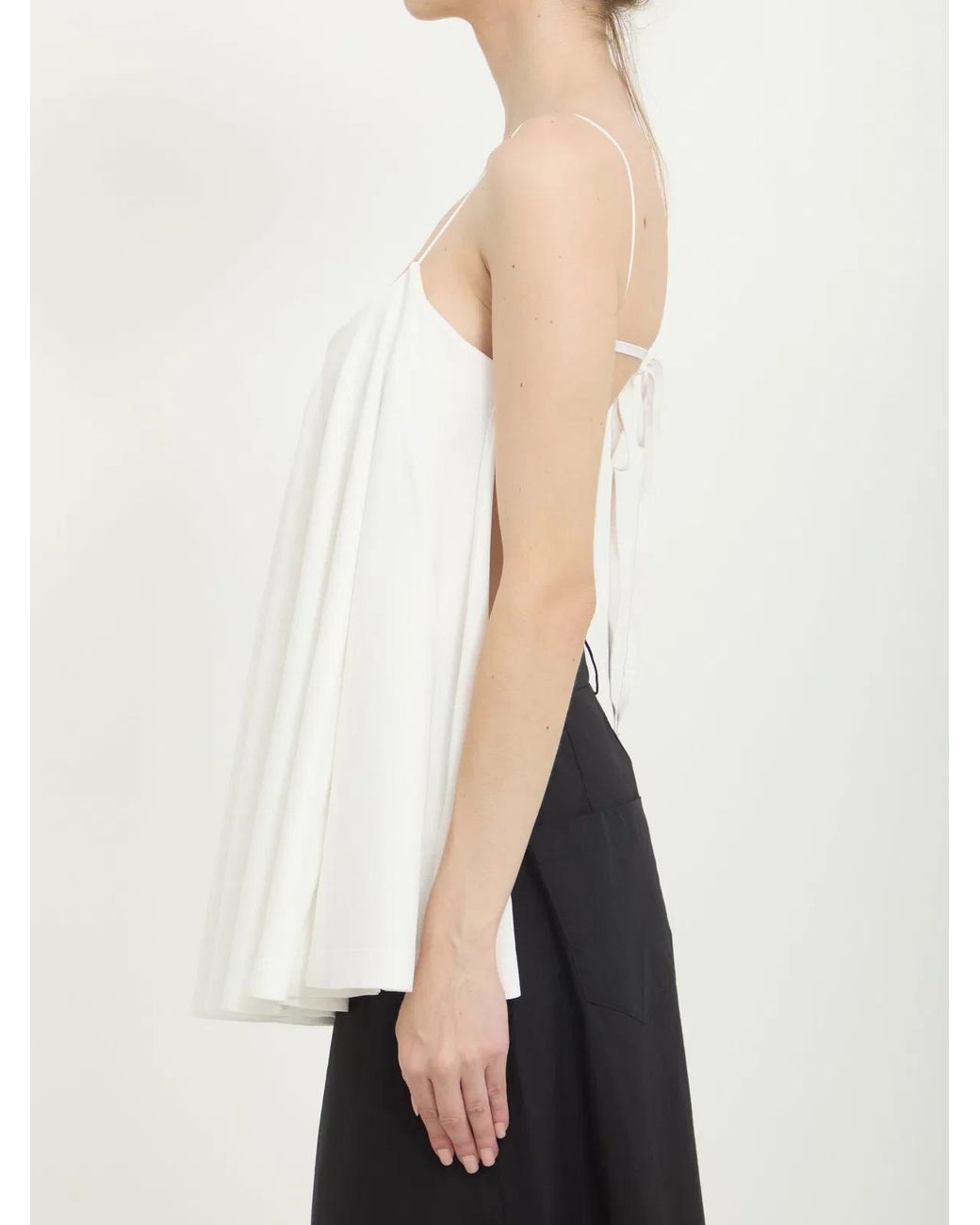 Jacquemus White Voile Top