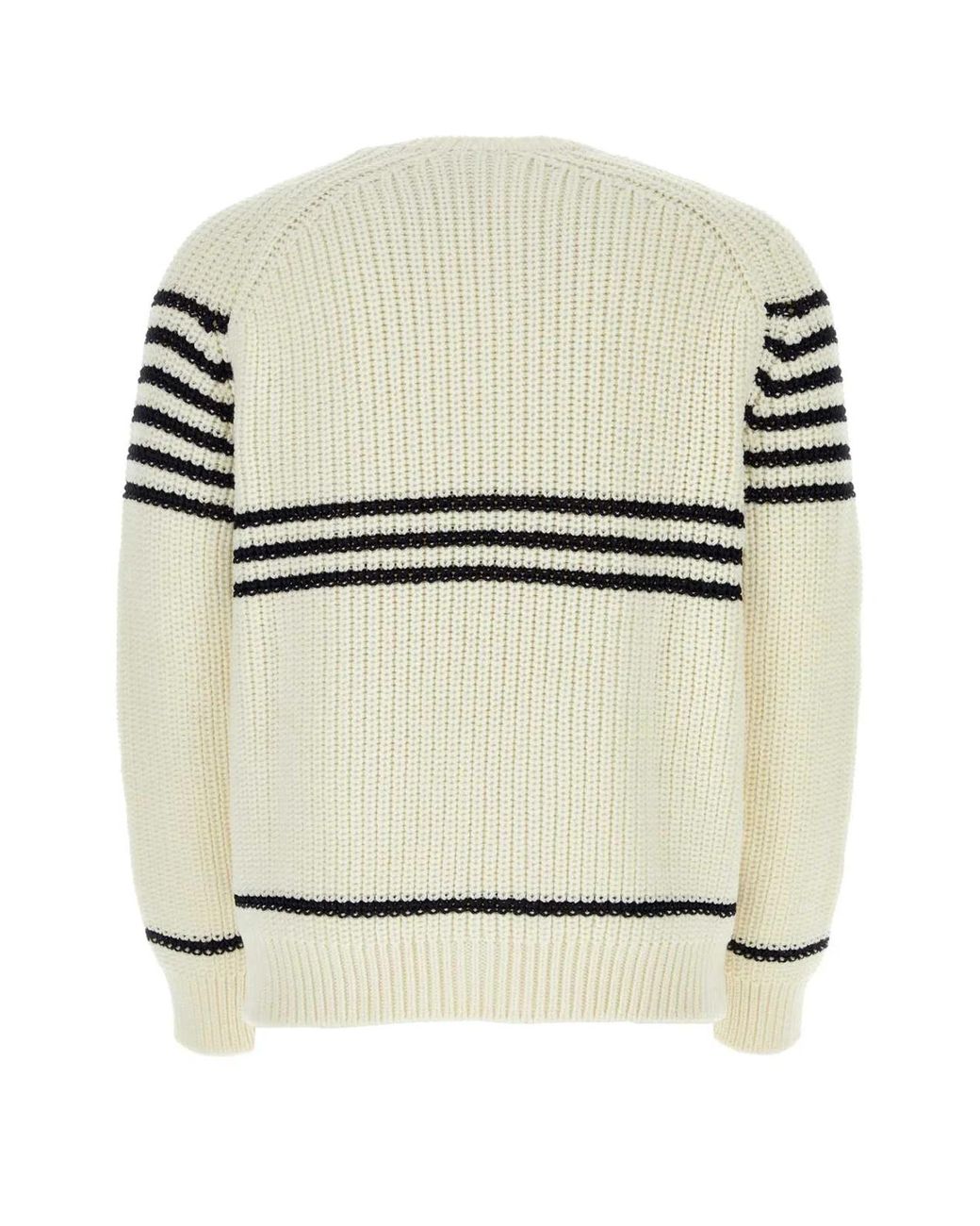 Loewe Black Ivory Wool Blend Sweater for men