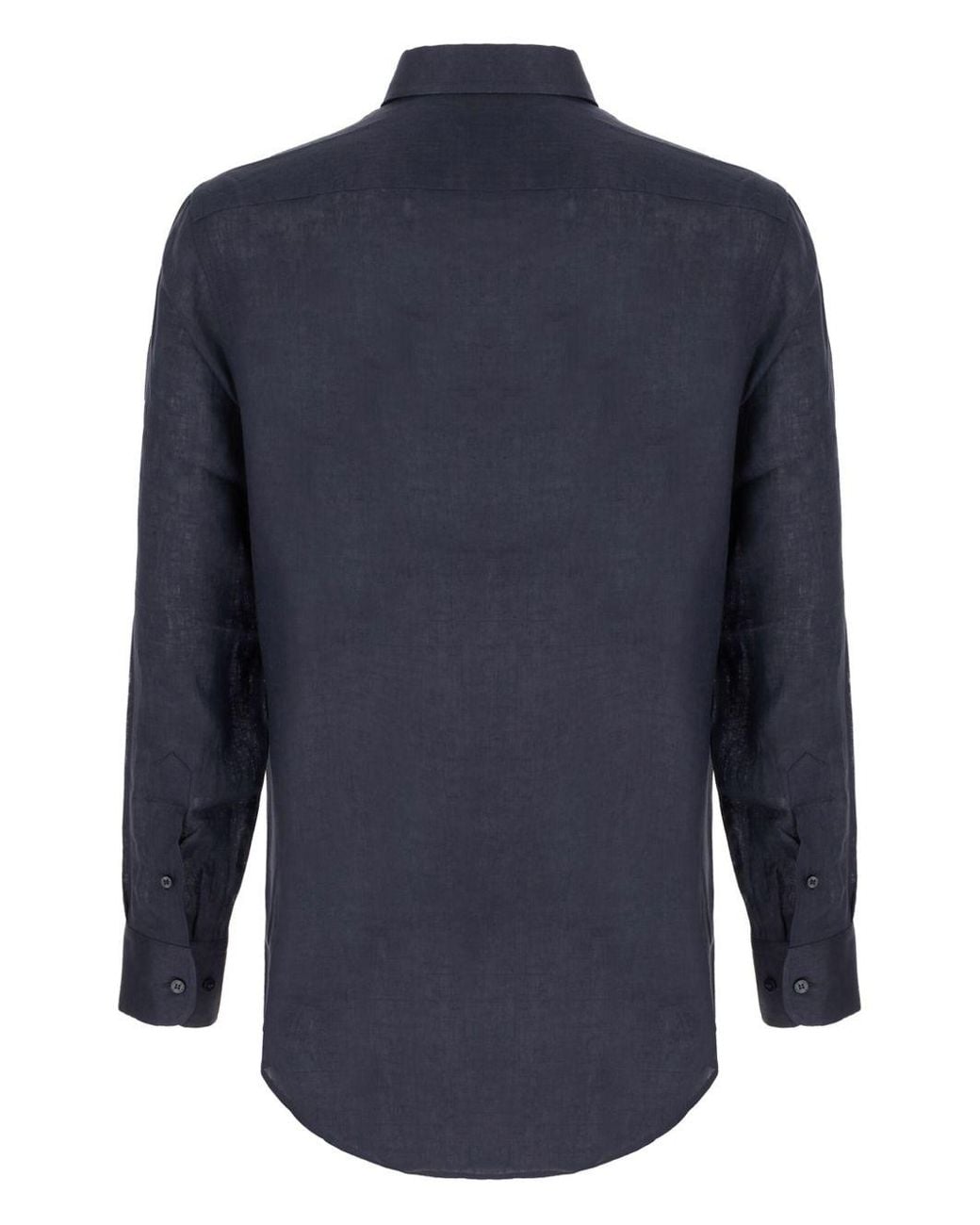 Etro Blue Classic 100% Cotton Shirt for men