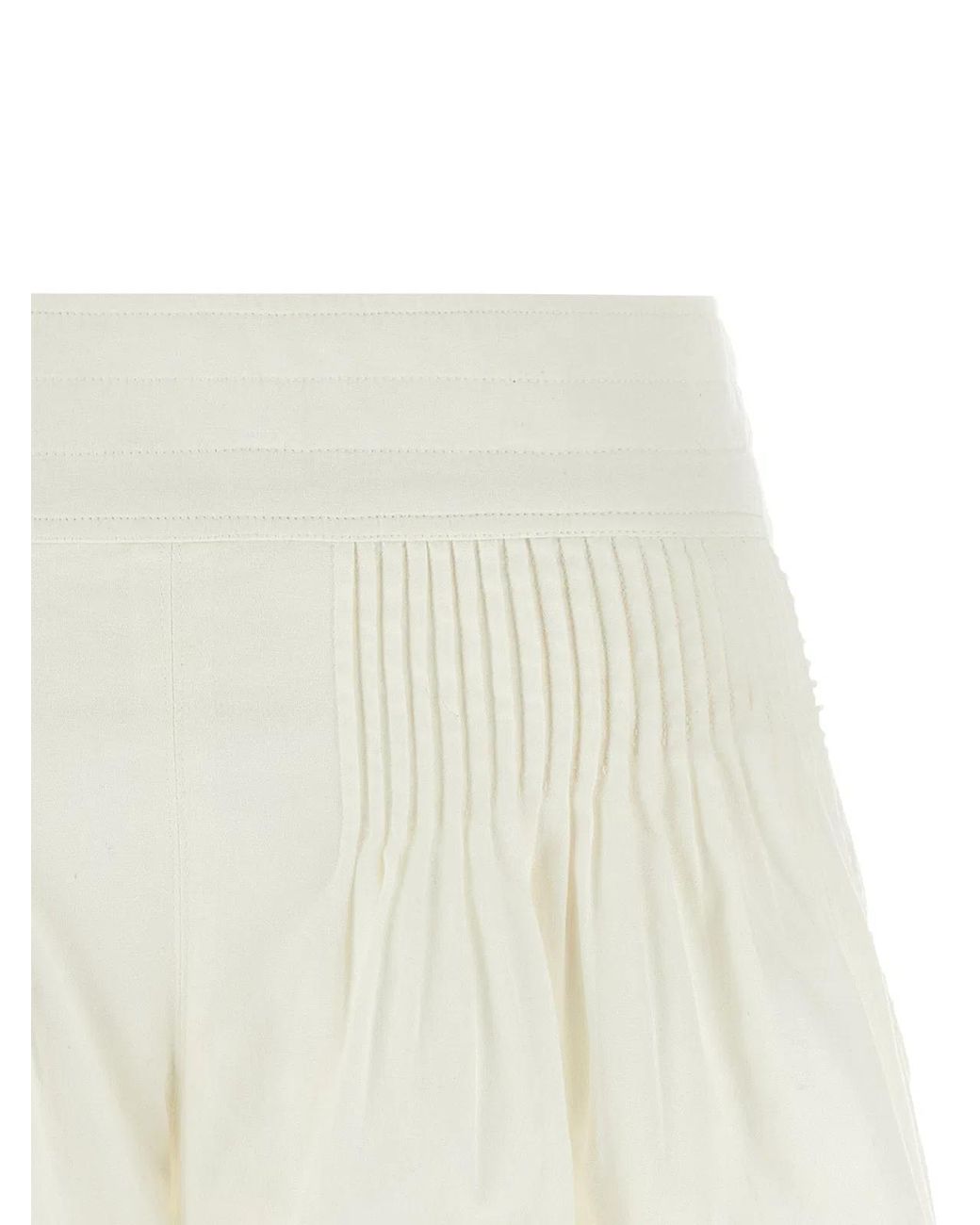 Isabel Marant White 'Cybila' Shorts