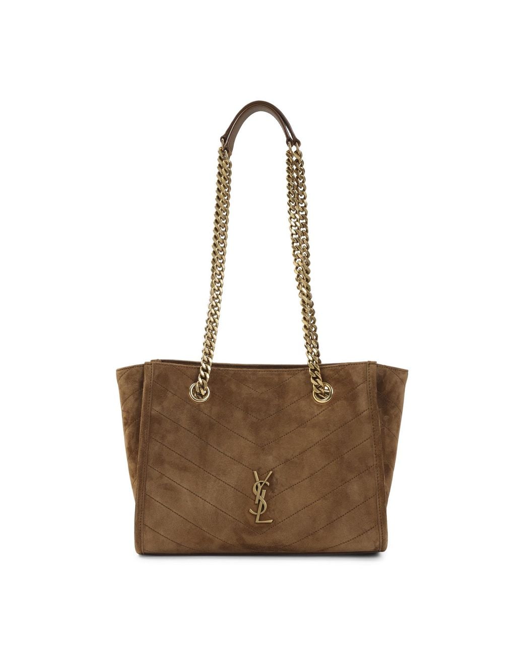 Saint Laurent Brown Suede Niki Bag