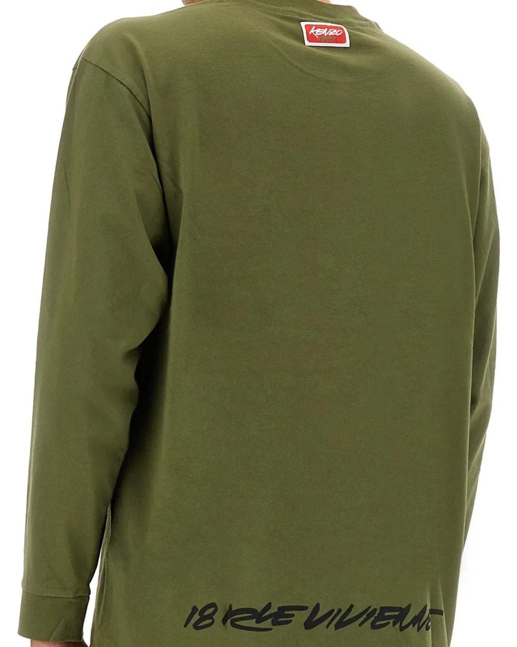 KENZO Green Cotton T-Shirts for men