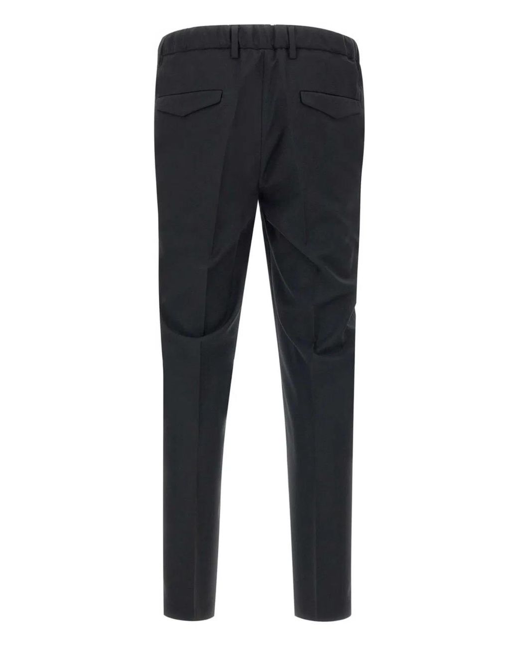 Devore Blue Cotton Modal Trousers for men