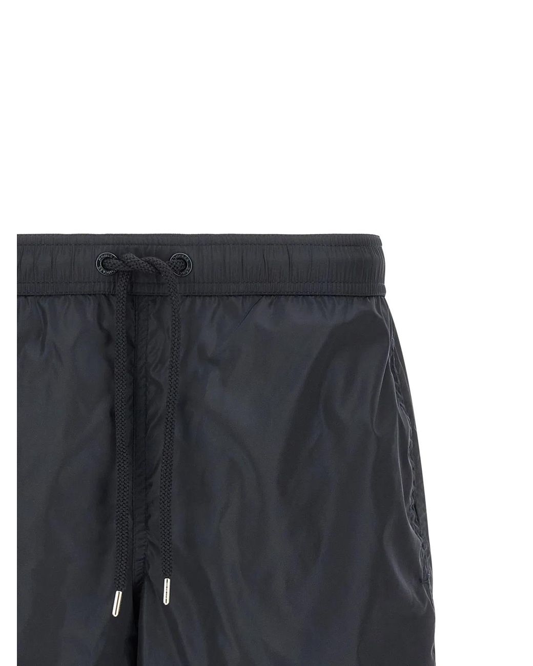 Moncler Blue Logo Patch Swim Shorts for men