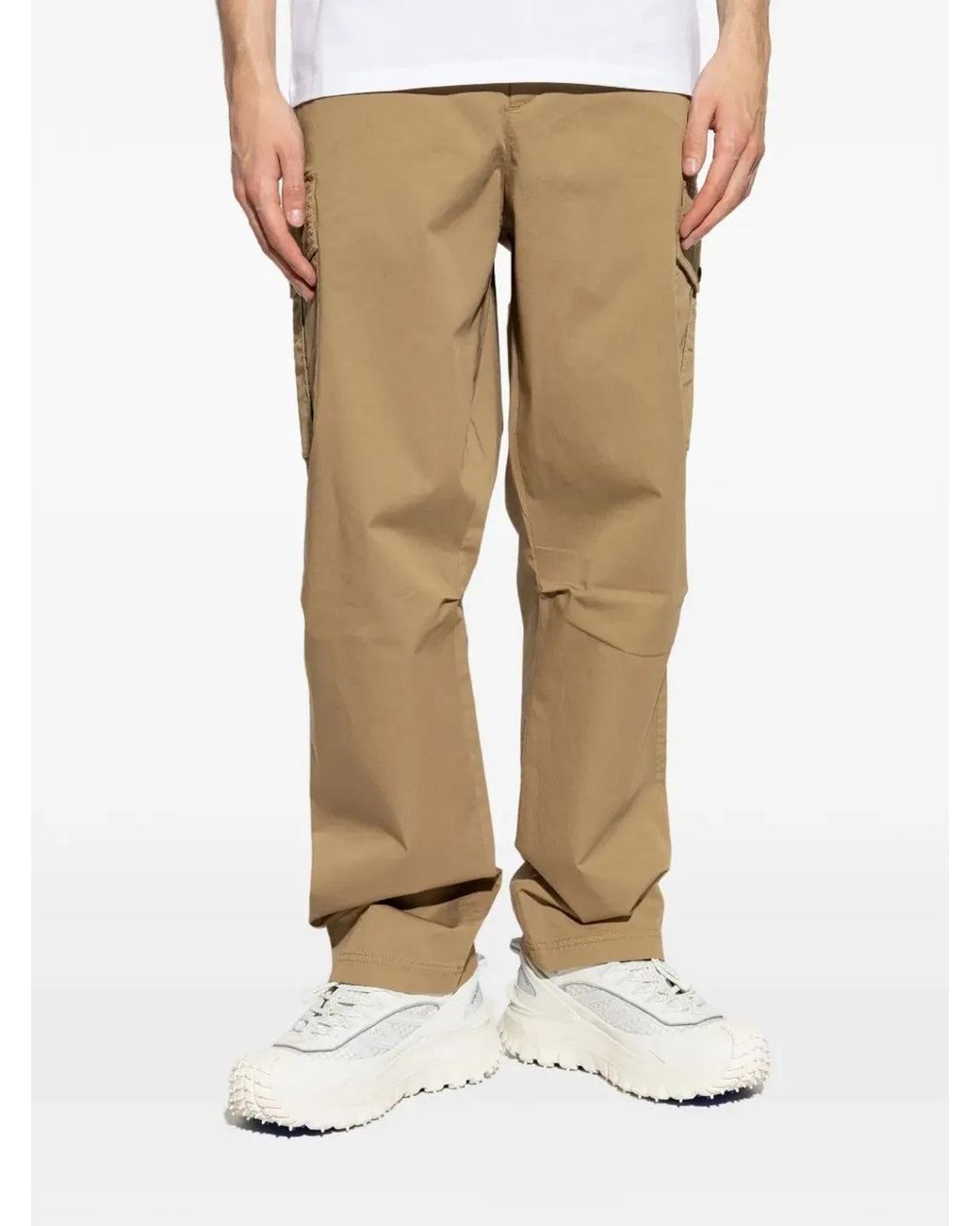 Moncler Natural Wide Trousers for men