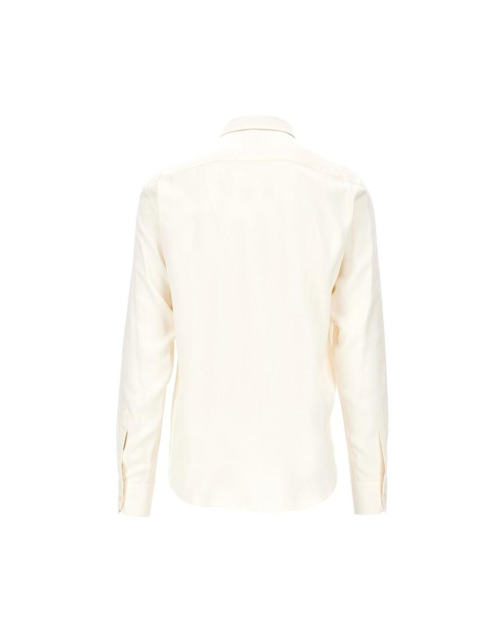 MARSĒM White Viscose Twill Shirt for men