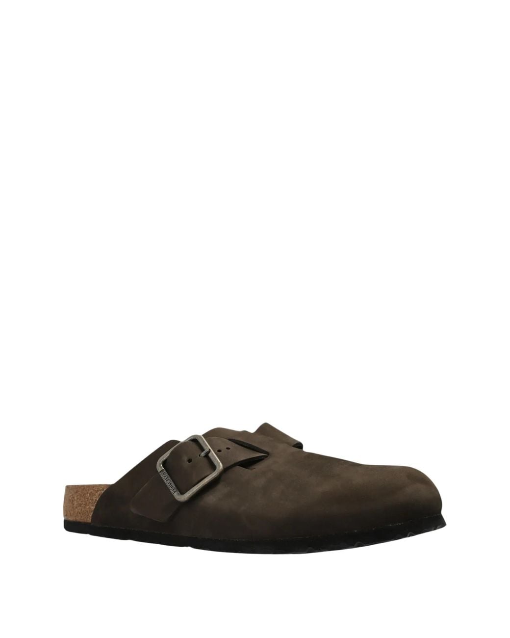 Birkenstock Black Boston Buckle-Fastening Mules for men