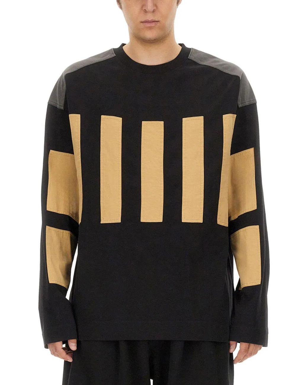 Dries Van Noten Black Cotton Sweatshirt for men