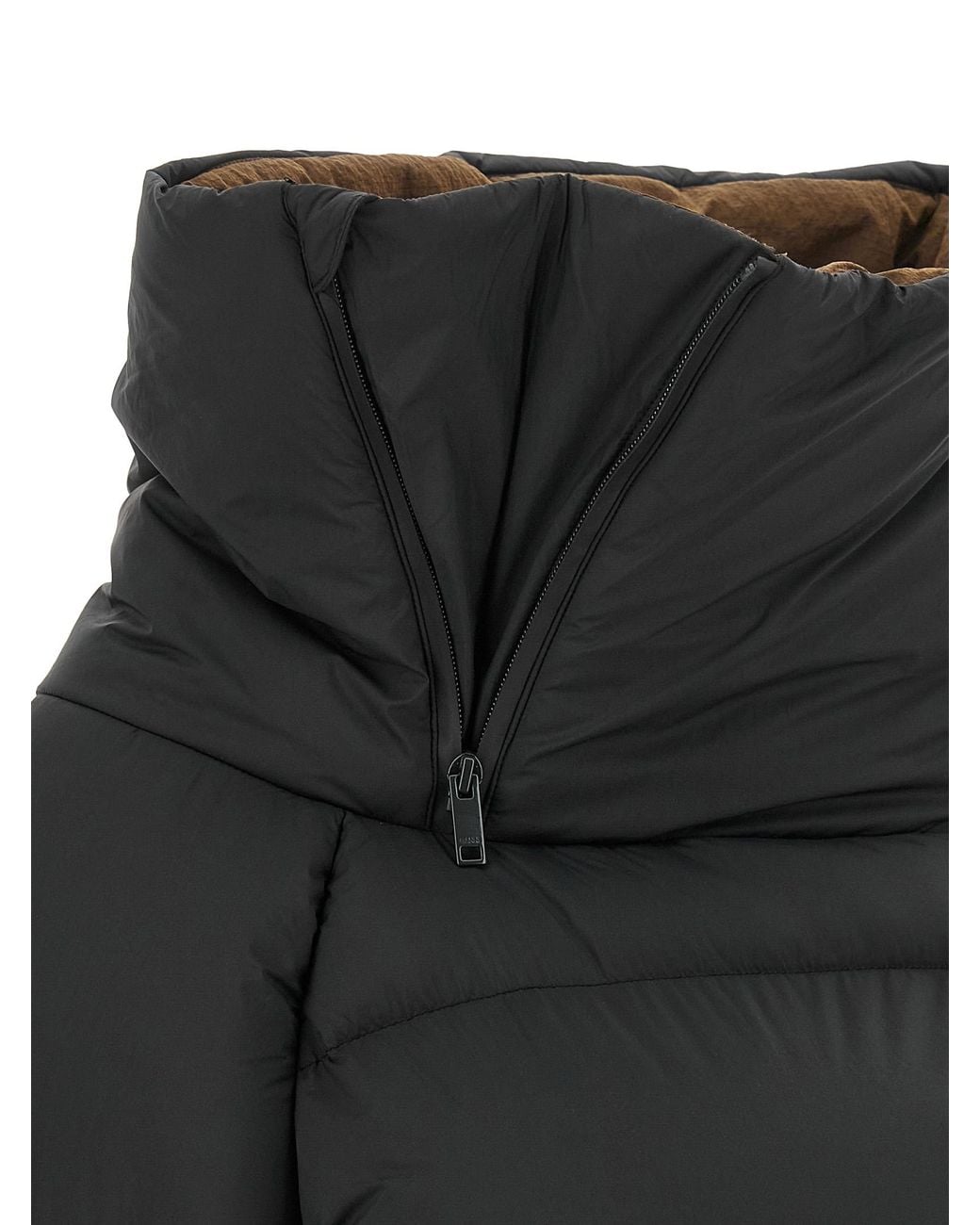 Ganni Black Future Nylon Down Jacket